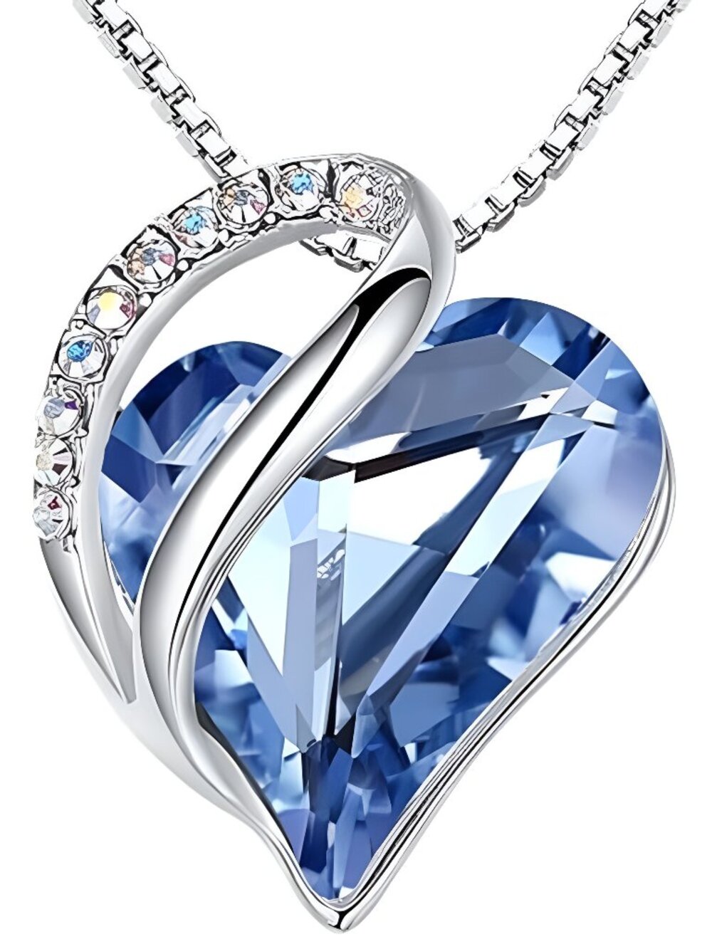 Mothers Day Gift Necklaces for Women, Infinity Love Birthstone Heart